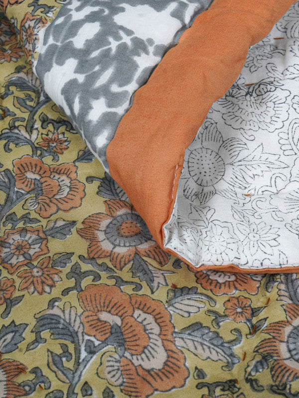 Kuruba  Reversible Printed Quilt