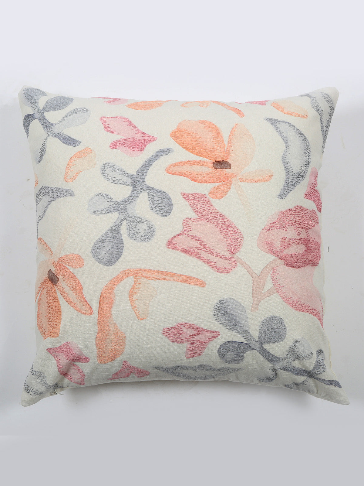 Truseni Printed Embroidery Cushion Cover