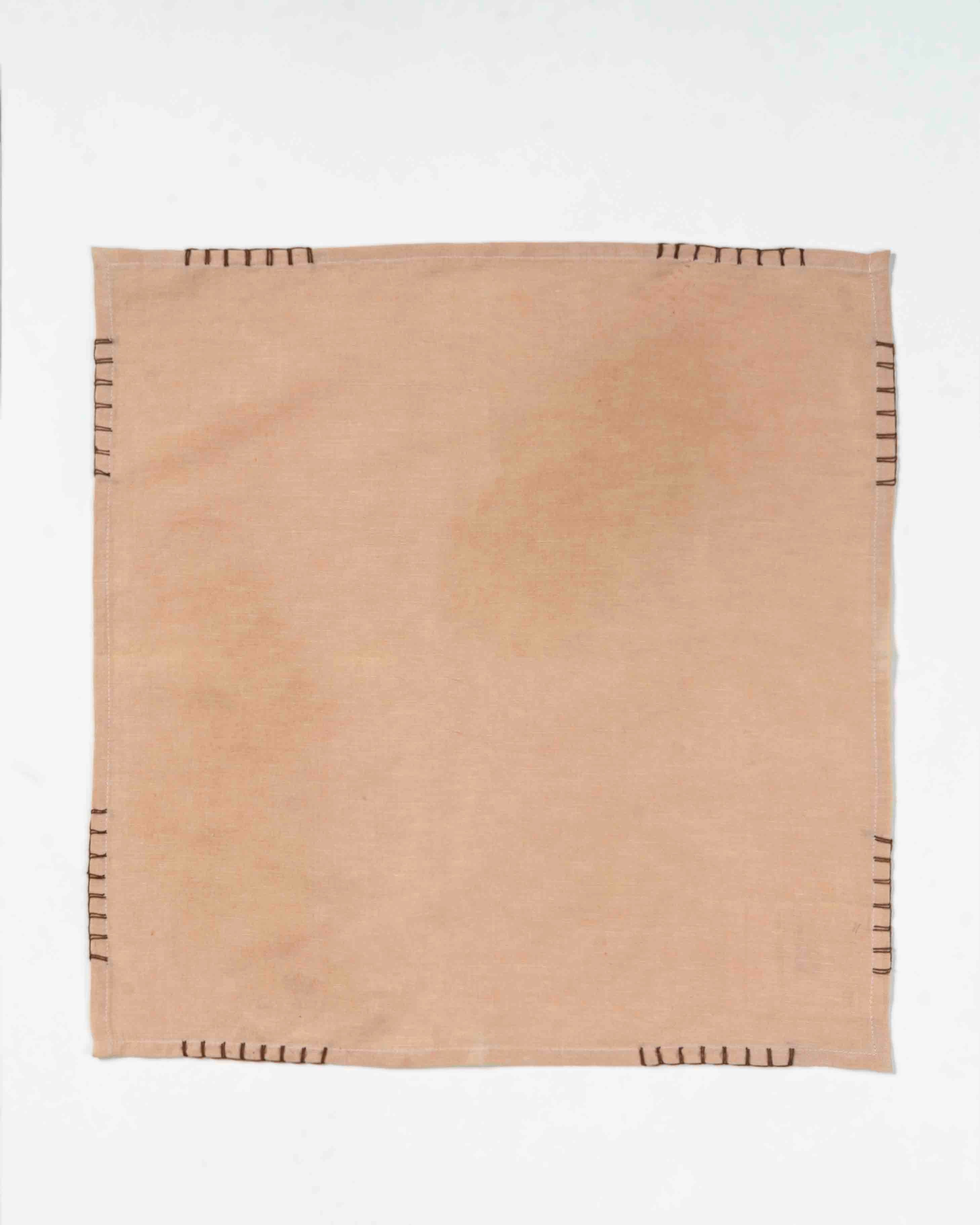 Flotba Solid Dyed Napkin with Hand Embroidery set of 4