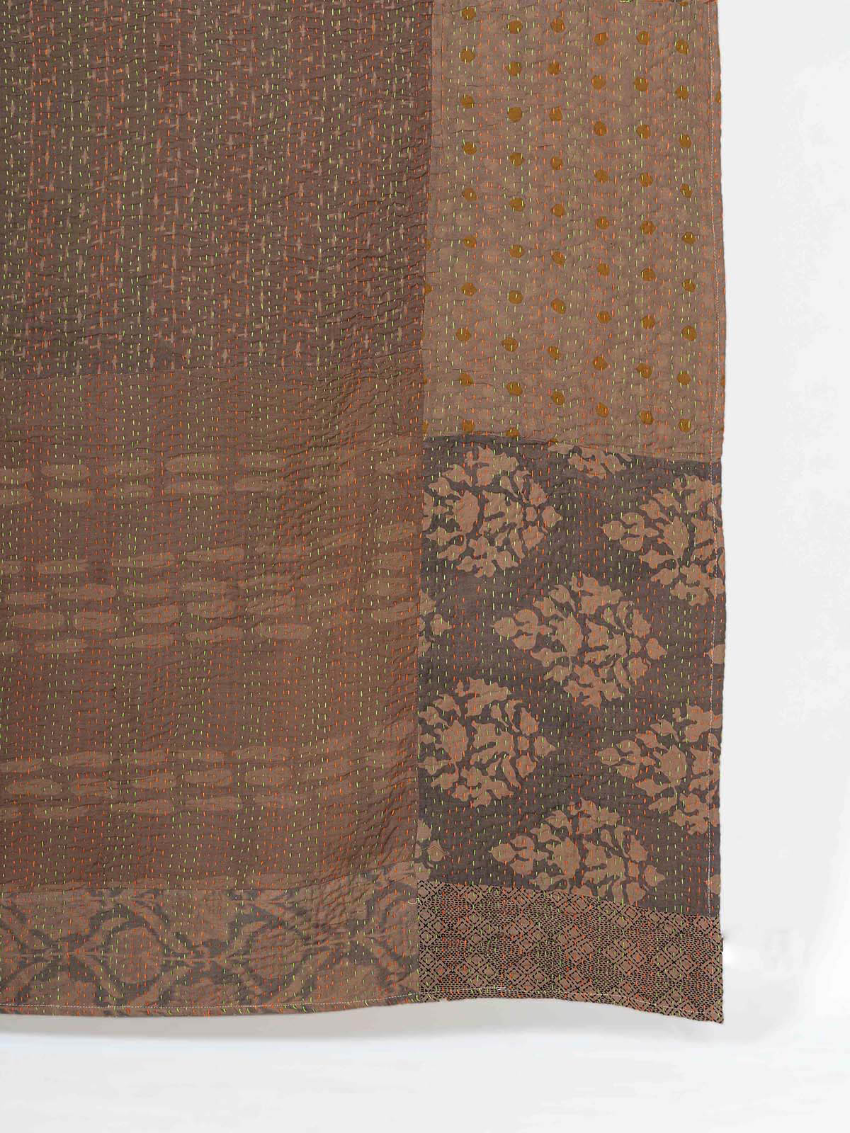 Gudja Assorted Printed Patch Kantha Throw