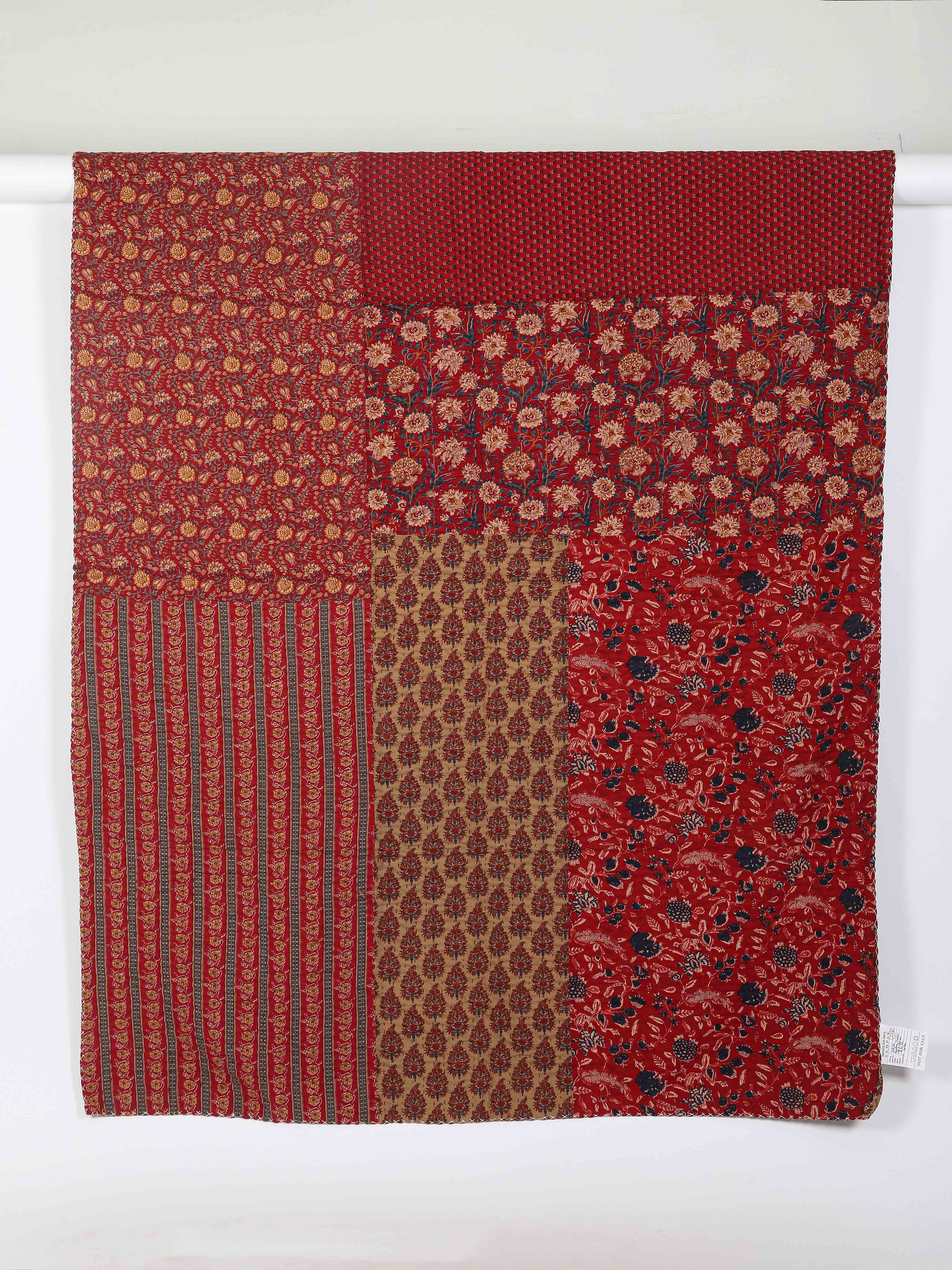 Larvotto Printed Patch Kantha Throw