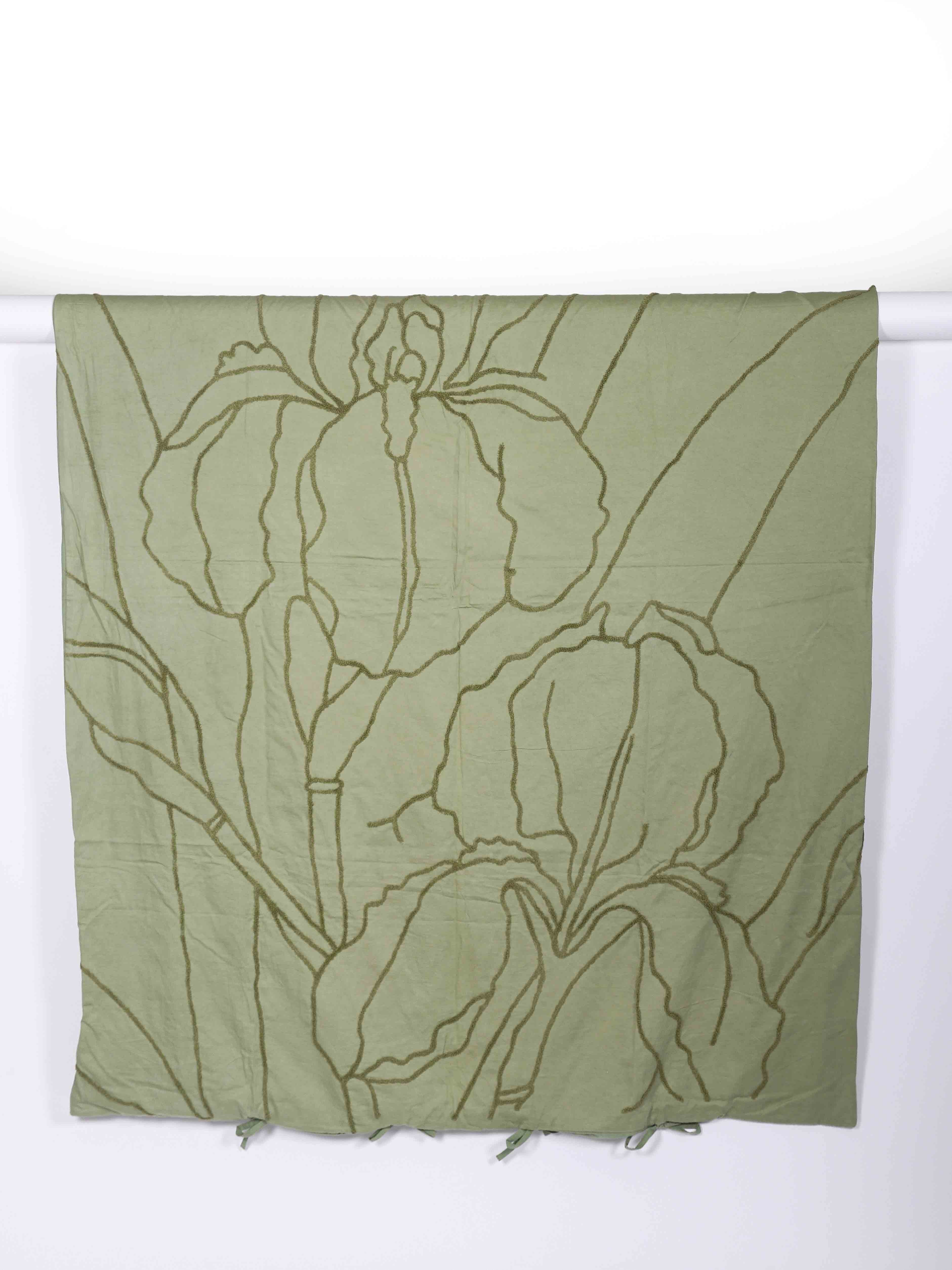 Kavaje Plush Embroidered Duvet Cover