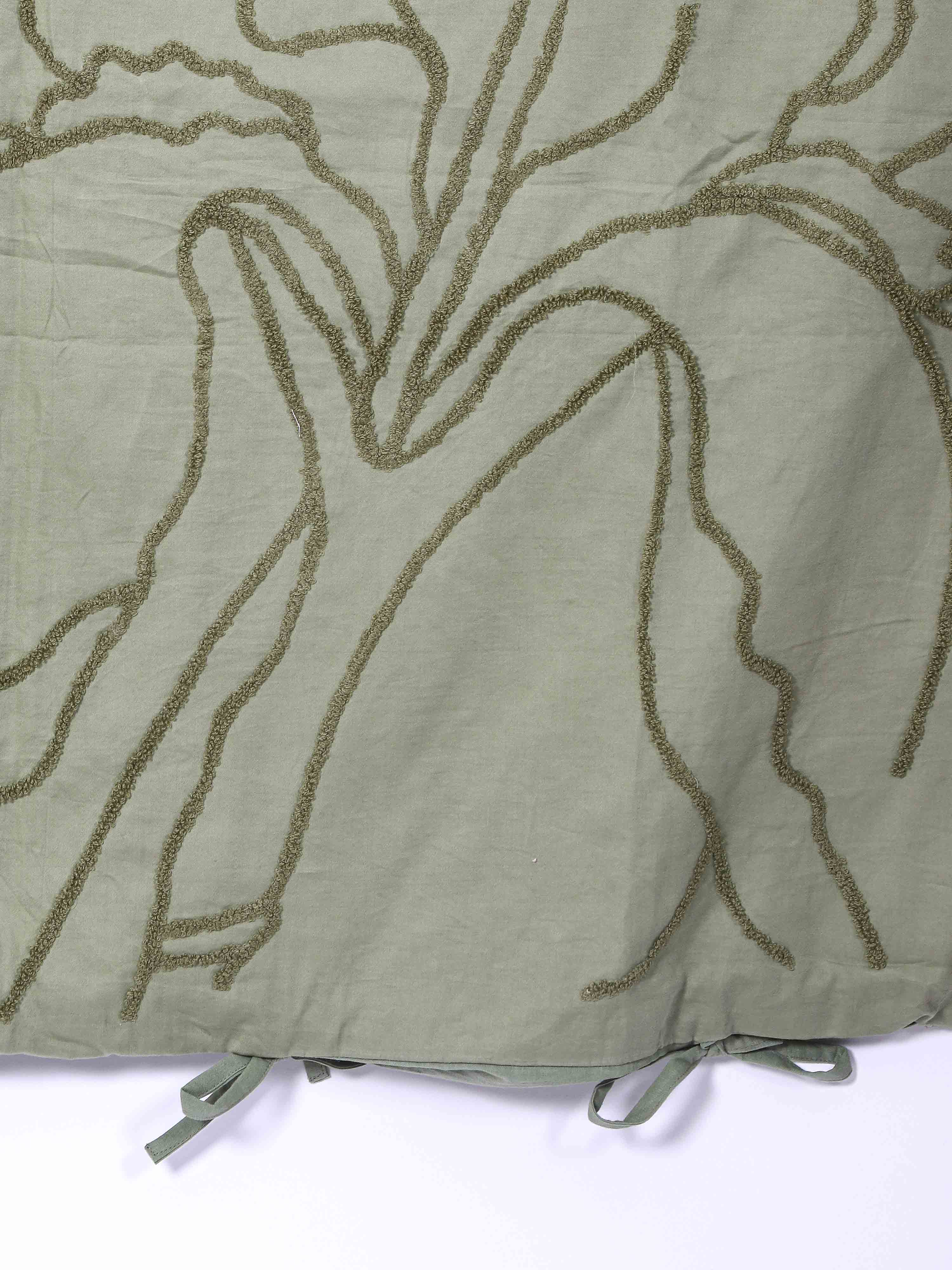 Kavaje Plush Embroidered Duvet Cover