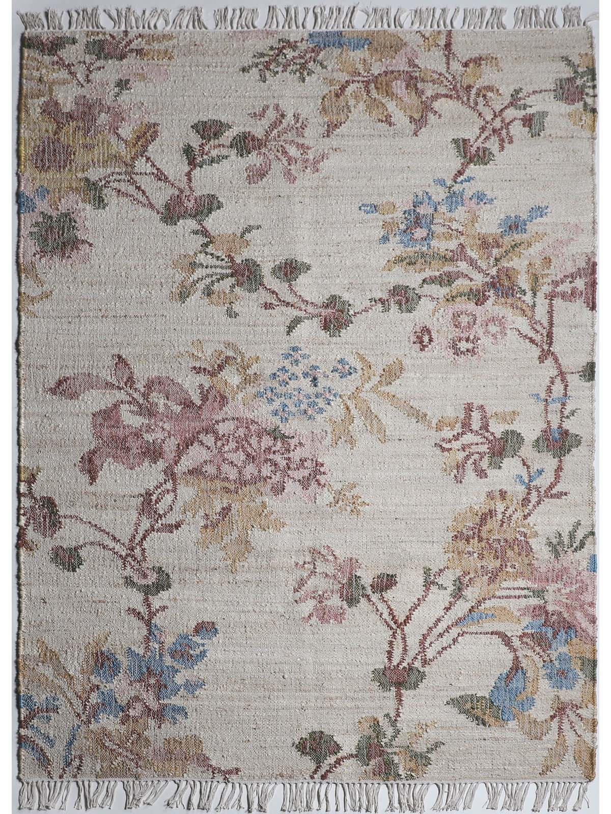 Filakovo Jute Floral Rug